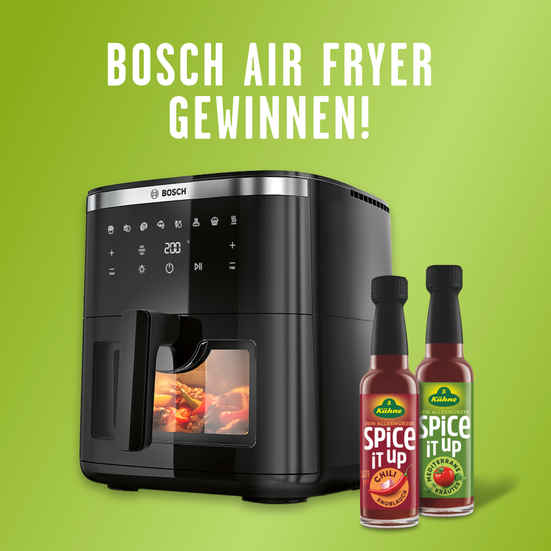 Mit Kühne einen Bosch Air Fryer gewinnen!